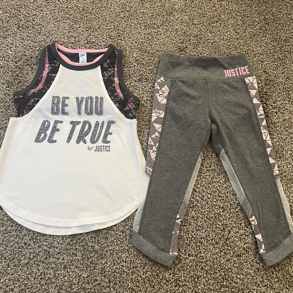 Justice athletic set girls size 6 - Picture 8 of 12